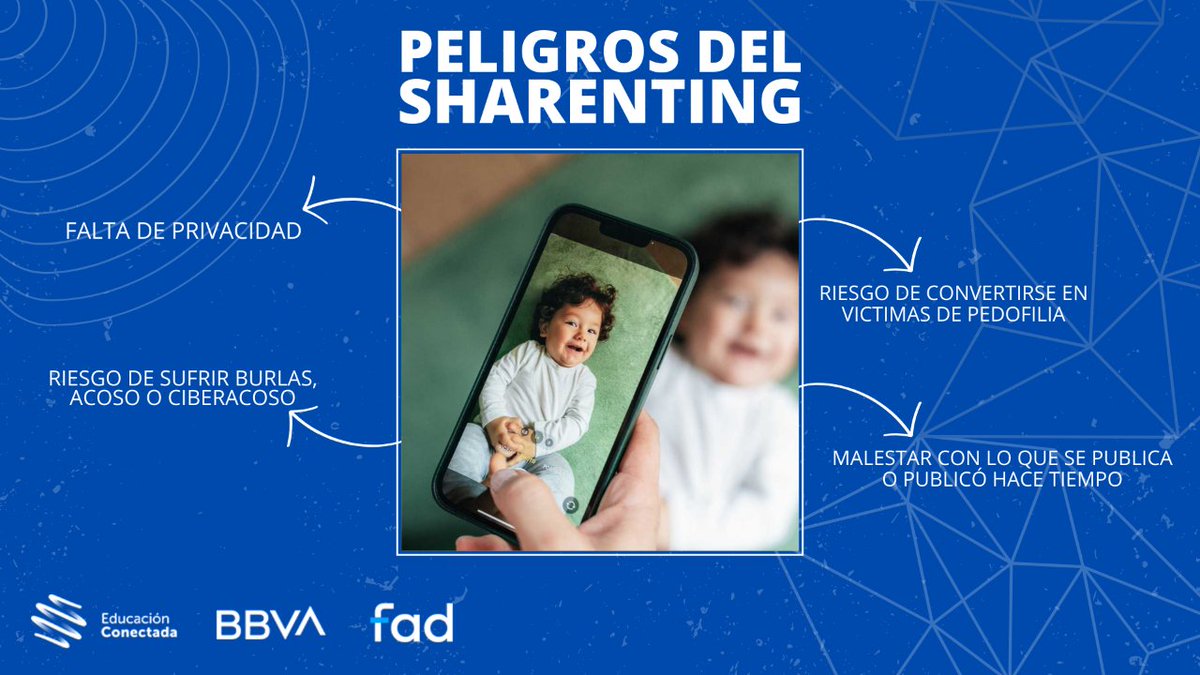 EduConectada's tweet image. 🔹¿Qué es el #sharenting?
🔹¿Cómo cuido la identidad digital de mis hijos hijas?
🔹¿Cuáles son los derechos digitales de niñs y niñas?

Te respondemos a todo en el nuevo #TutorialesEnFamilia
¿Te apuntas?
👉mtr.cool/kswqujlfmg