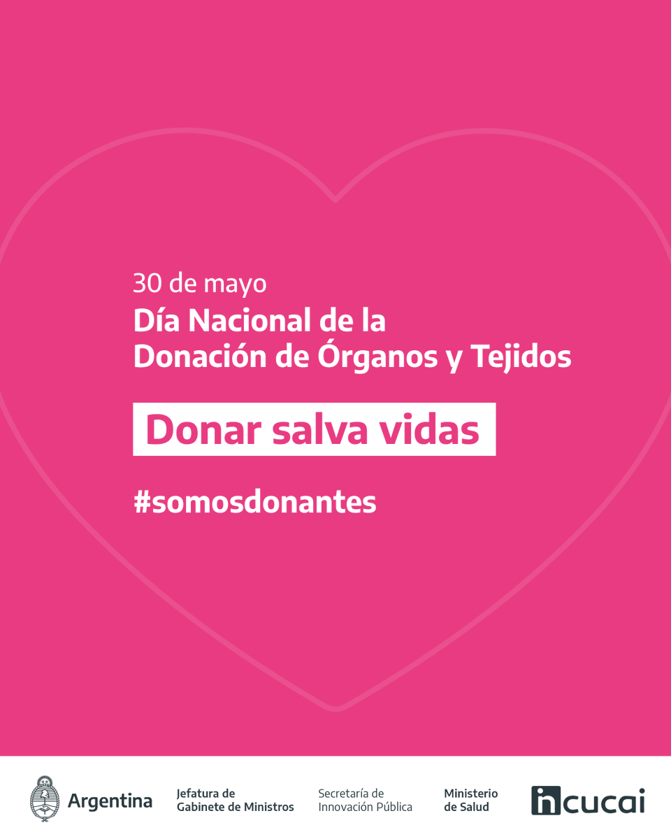 Te explicamos cómo podés expresar tu voluntad de donar en #MiArgentina. 

✅Descargá la app y creá tu cuenta
✅Validá tu identidad
✅Ingresá a Mi salud
✅Completá un breve formulario.

Podrás acceder a tu credencial y modificar tu expresión cuando quieras.

#SomosDonantes ❤️