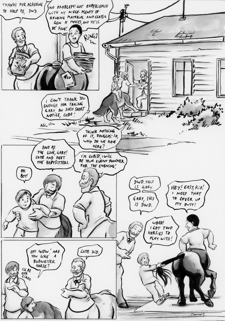 OffCentaured's tweet image. Weaponized cuteness offcentaured.the-comic.org/comics/177/ Please RT! #centaur #webcomic #comics #centaurs #webcomics #furryartwork