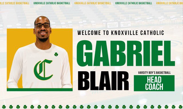 KnoxCatholic's tweet image. 🚨Knoxville Catholic High School is excited to announce Gabriel Blair as the next head basketball coach of the Fighting Irish @catholic_hoops. Blair hails from Gastonia, North Carolina and is a coach, professional trainer and basketball clinician. He is the current owner of…