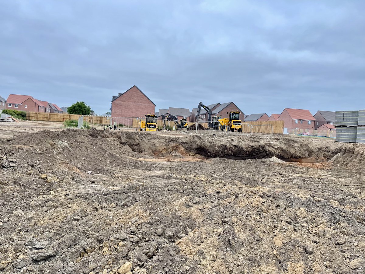 Ground preparation and our teams moving straight onto next phase of foundations 👍🏻