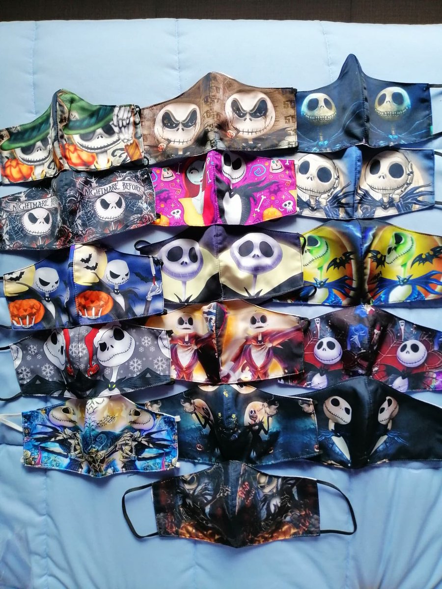 USales4's tweet photo. Excited to share the latest addition to my #etsy shop: Nightmare Handmade custom mask face covers masks ART H20 Halloween Goth jack skellington corpse bride Skeleton skull bones trick or treat https://t.co/FiLWolsyZU #orange #black #jack #adult #facemask #wednesday https://t.co/Eb44WtZDMl
