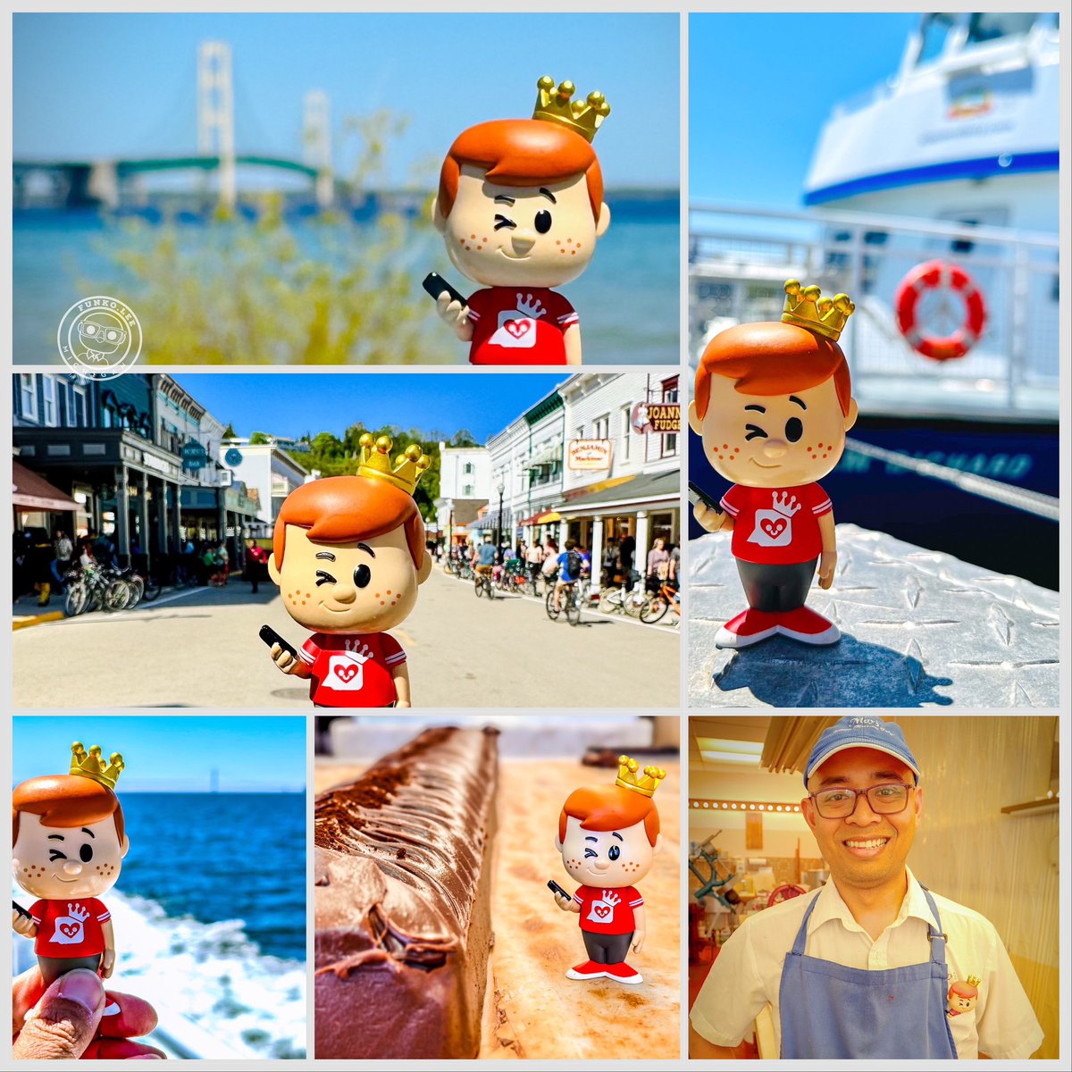 Had a blast taking #SMFreddy back to @mackinacisle in #FunkoSoda form! Highly recommend visiting the #MidWest & visiting #MackinacIsland! Hopefully you all had a #fun & enjoyable weekend with family & friends! 😄🏝️🍫 #Funko #Summer #FOTW #FunkoFanatic #FunkoFamily @OriginalFunko