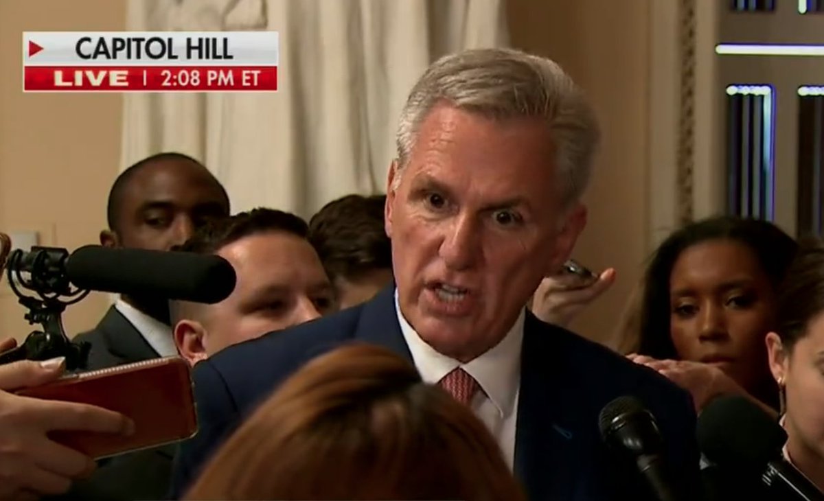 BREAKING: Speaker Kevin McCarthy gives a jaw-dropping defense of child labor — something that the Republican Party is increasingly fixated on making legal again to help corporate profits.

"We might have a child that has no job, no dependents but sitting on the couch, we’re going