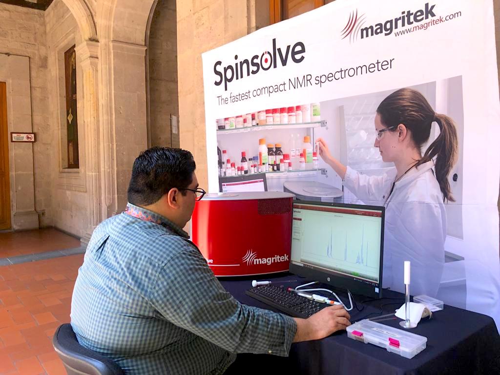 AureusMexico's tweet photo. Agradecemos a los profesores y estudiantes, que tuvieron la gentileza de visitar nuestro stand y correr algunos experimentos con el #RMNdemesa Spinsolve de #Magritek
¡Nos vemos en la próxima #AMIPRONAT! 👋
@amipronat @18ariipn
#BenchtopNMR #NMR #equiposparalaboratorio https://t.co/oLNXno5uCM