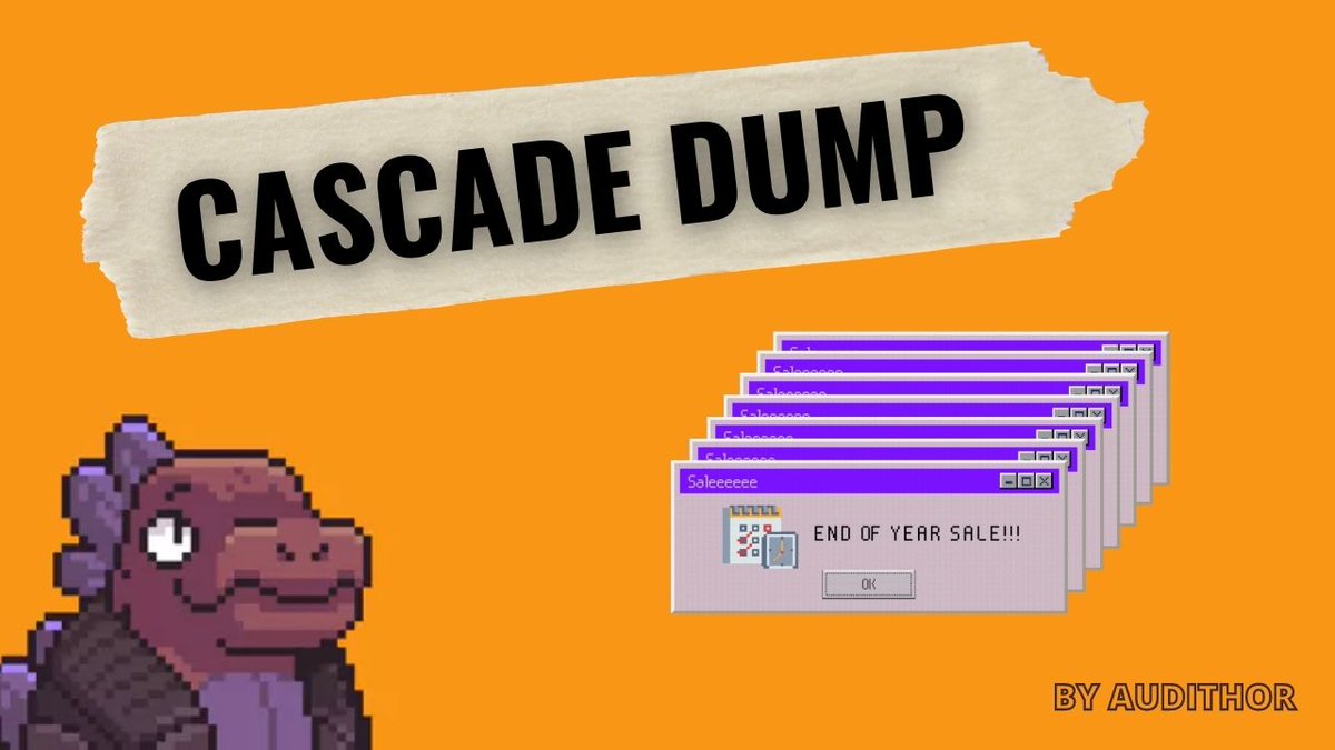 What is a cascade dump and how to make money on it?

I will share my observations after two months of farming Blur

1/12