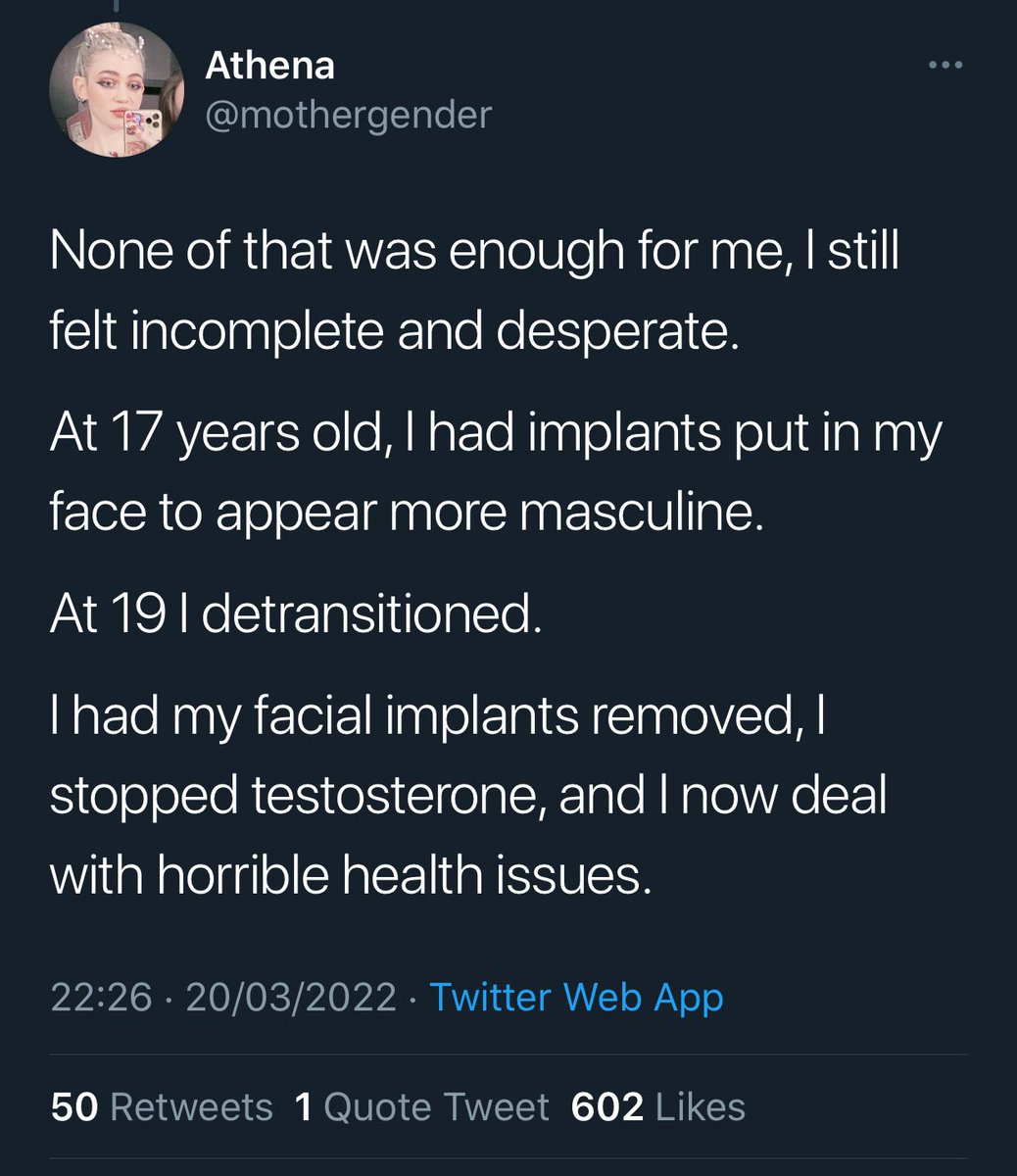 PistOffCreative's tweet image. You deleted it because you got ratioed to fuck and because people are sick of this harmful reality denying BS, especially when supported in such sanctimonious self righteousness.

It's also ironic you mention autism, as it's mostly autistic girls sucked into this cult.