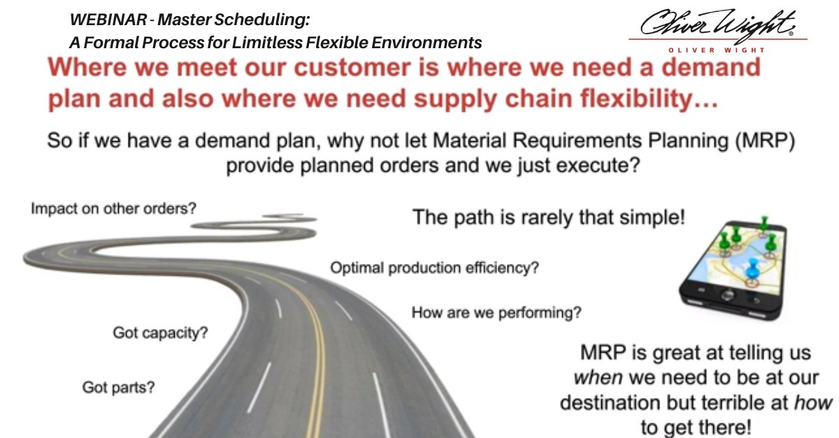Oliver_Wight's tweet photo. David Goddard and Eric Deutsch discuss the necessity of embracing the discipline to earn real agility: Learn more from this webinar: https://t.co/bwkdRxxPbC
#schedule #planning #operationsplanning #project management https://t.co/HR8gtGbs2q