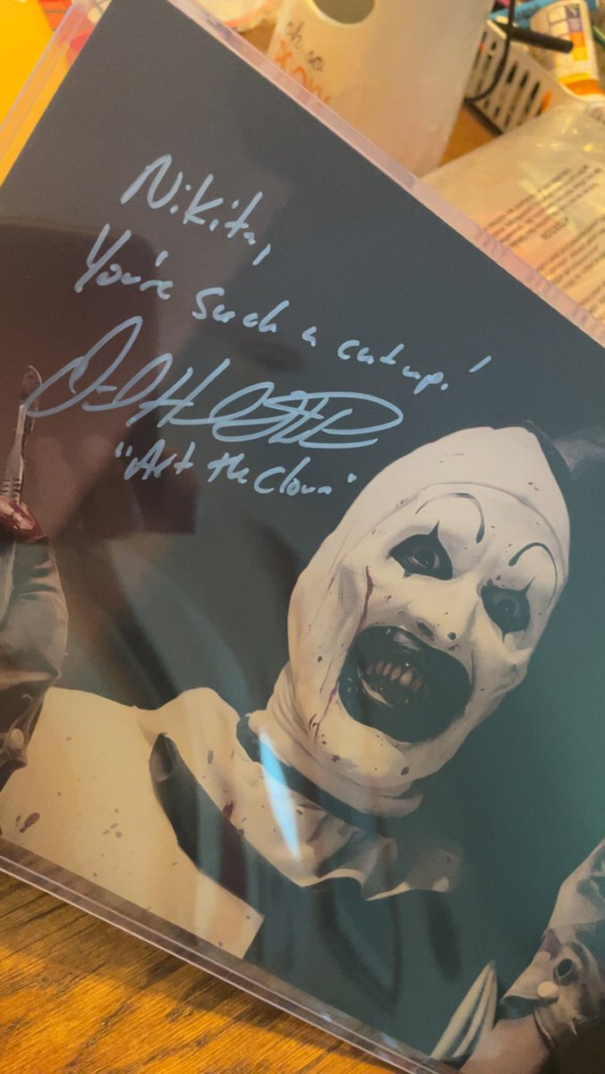 Thank you to @GalaxyConOnline for making this happen #arttheclown #terrifier