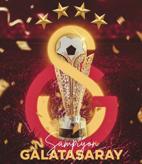 2023 de 23. Şampiyonluğunu kazanarak, Cumhuriyetin 100. Yılında süper lig şampiyonluğu onurunu yaşayan Galatasaray’ı ve taraftarlarını kutluyorum. Avrupa’da da başarılar diliyorum. ❤️🇹🇷💛 #ŞampiyonGalatasaray