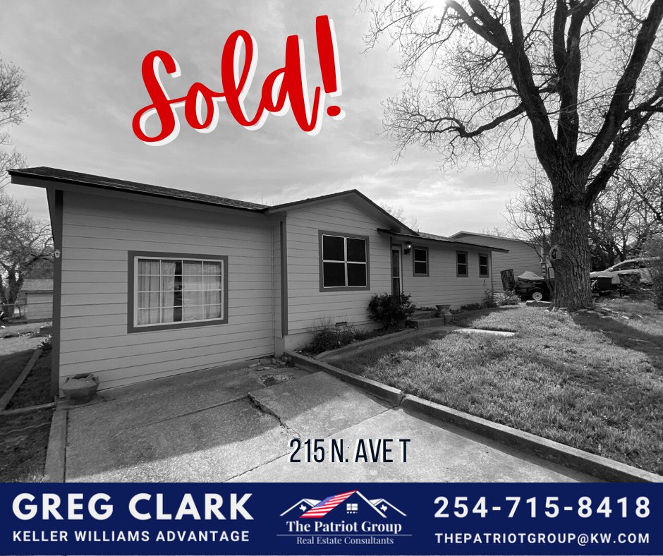 Congrats to our buyers!  ✨  #homeowners 

#congrats #homeforsale #sold #closed #realestate #wacorealestate #clifton #cliftontexas #centraltexas #kw