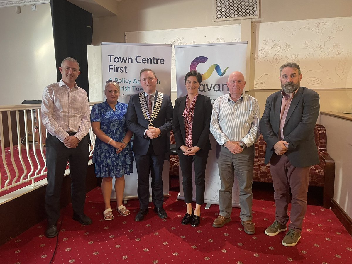 Town Centre First Consultation in Bailieborough this evening. Great crowd anxious to contribute to a master plan for the future of the town, reuse properties &amp; create a more vibrant place to live, work &amp; visit. Glad to be joined by Cllrs. Sarah O’Reilly &amp; Paddy McDonald
