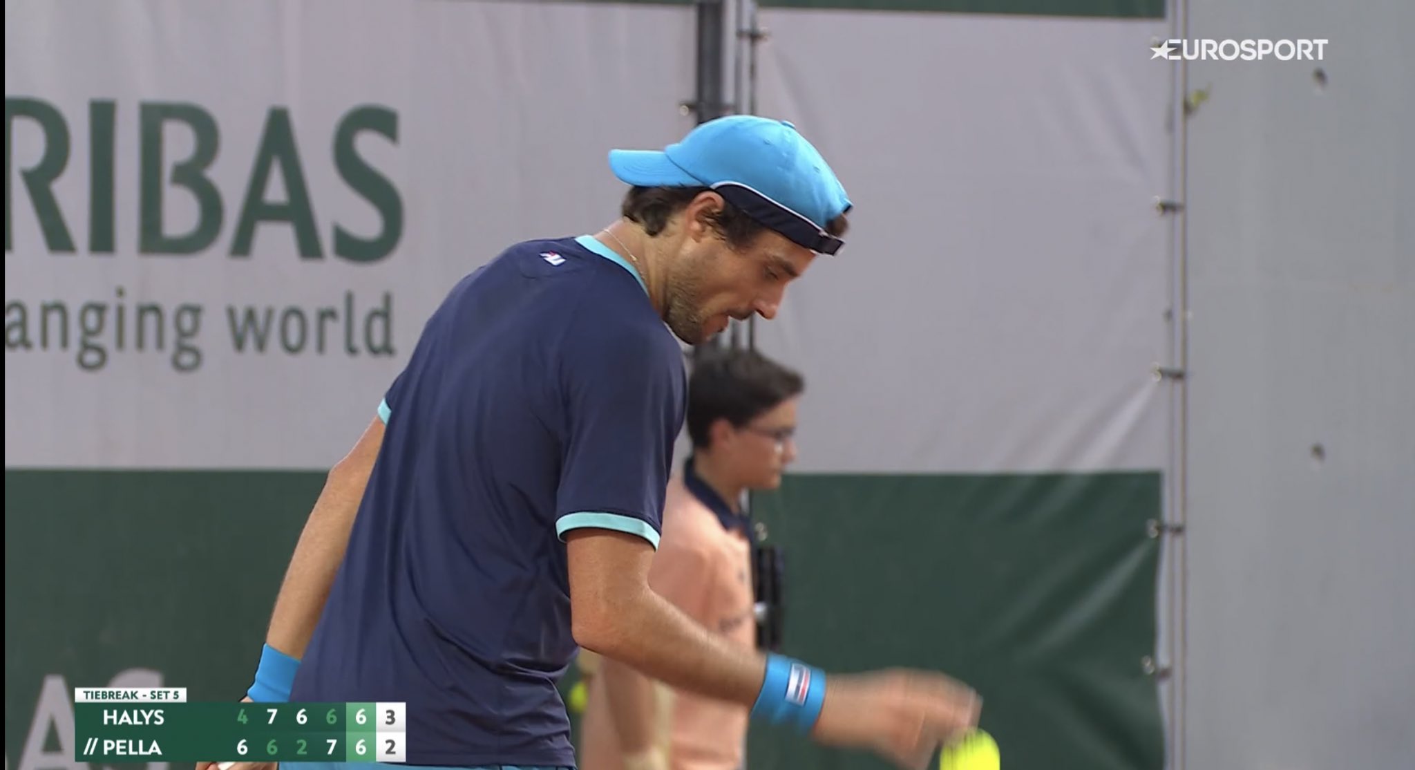 José Morgado on X: Another 5th set tiebreak in one of the last 1st round  matches of the week. This time between Pella and Halys. Good to see Guido,  who was almost