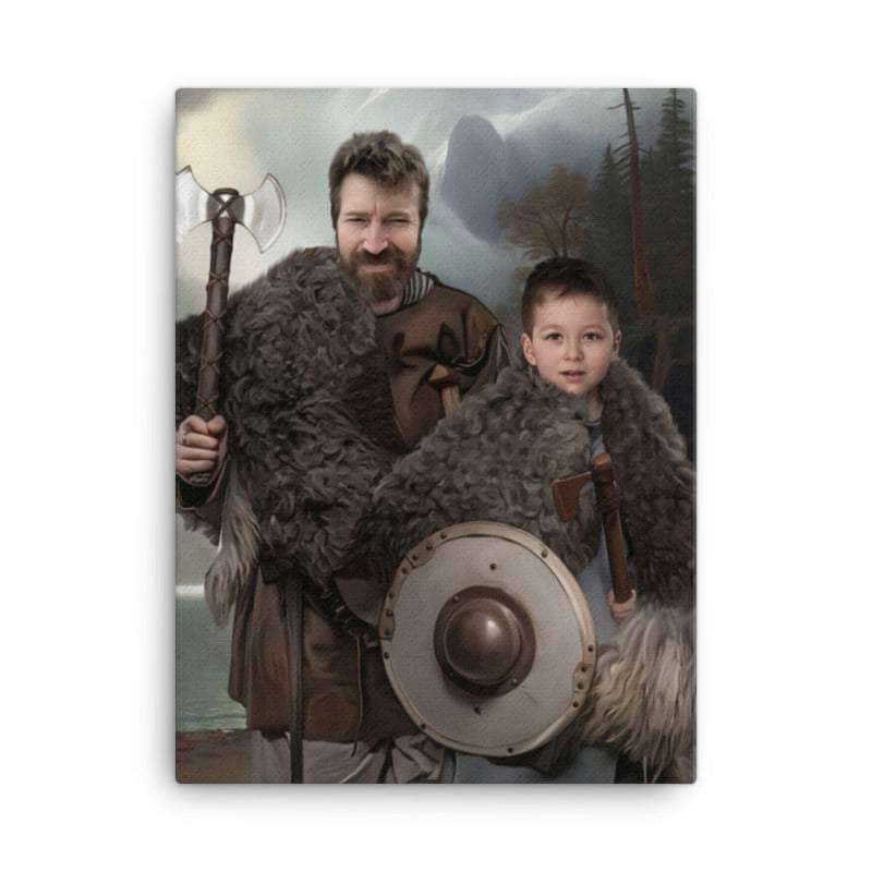 Looking for a good Father's Day gift?  Check out our Brother Brand, @ANCIENTREASURE5!  Get a canvas of the father you are celebrating with his Viking Warlord in Training!

ancientreasures.com/products/fathe…