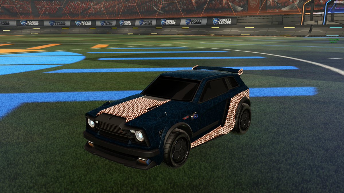 RL_CarDesigns's tweet image. .@AztraL's Grassy/Bling Ribbon Design #RLCS