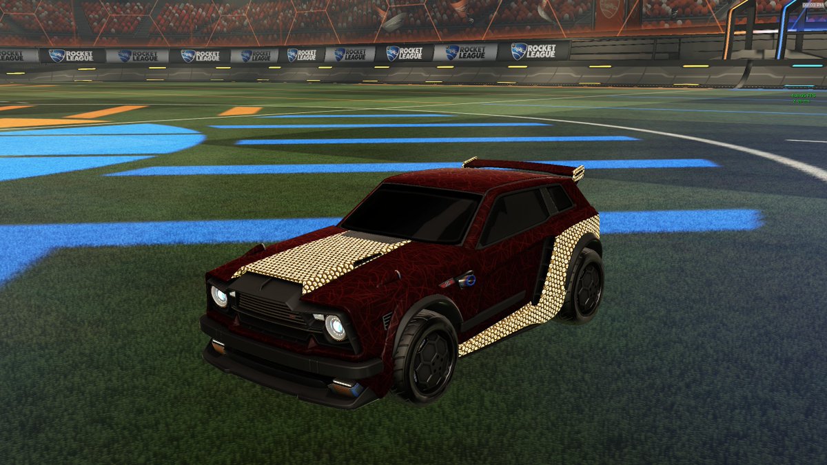 RL_CarDesigns's tweet image. .@AztraL's Grassy/Bling Ribbon Design #RLCS