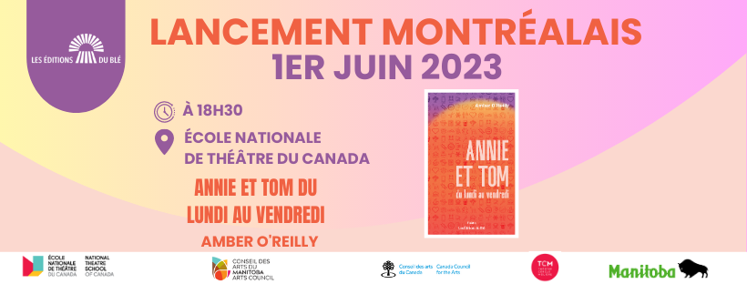 AmberOReilly1's tweet photo. Je vous invite à mon lancement ce jeudi! 📢🥳✍️🎭
https://t.co/7rzWB5Ri9Y #theatre #frcan @ENTduCanada @EditionsDuBle @CercleMoliere @mbartscouncil @Conseilartscan https://t.co/cUA5LAh8Ry