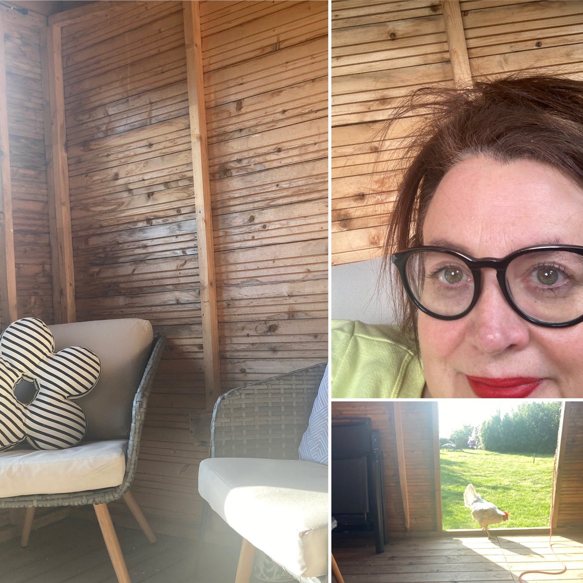 Funniest question today.

In a zoom meeting with LSRN pal.

‘Are you in a sauna, Jo?’

😂 No. Not today. 

(Was actually chillin’ in my she-shed😃).