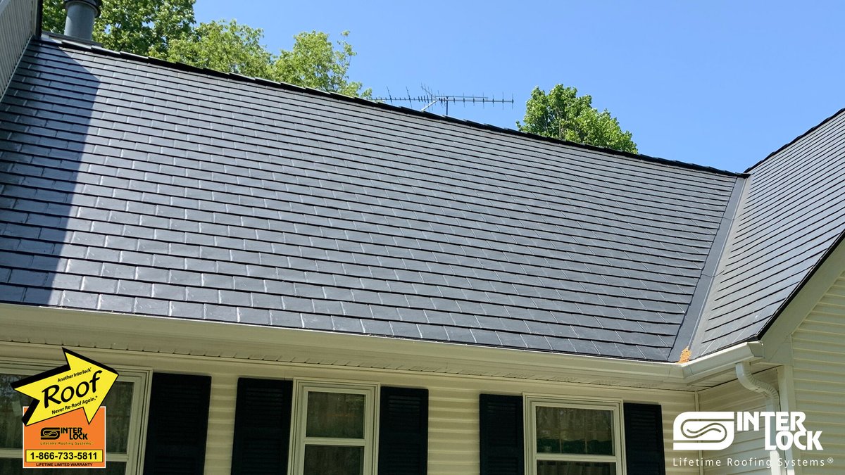 metalroofing's tweet image. Rochester, MN 🇺🇸 — "Our customers are absolutely delighted, appreciating both the aesthetic appeal and the professional installation!" Just 15 days ago, we installed a Black Interlock® Slate Metal Roofing System.

Get a Free Quote @ interlockroofing.com 

#RochesterMN