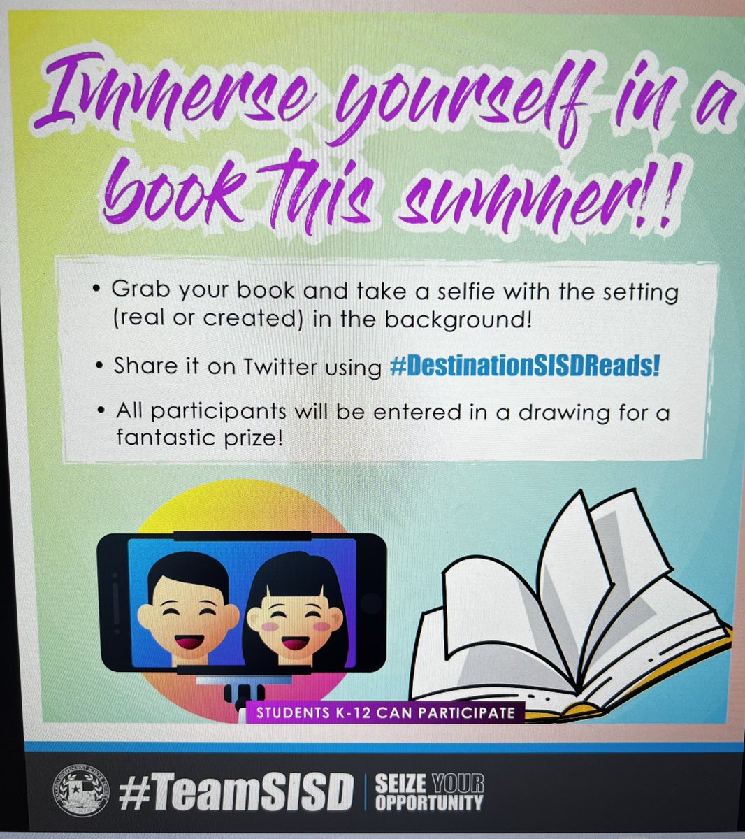 Yvette Aranda (@yaranda_lms) on Twitter photo Hey Eagles, get your summer reading on and tag #DestinationSISDReads on Twitter! Go to myON through Clever. Enjoy all those books! <a href="/Ensor_MS/">Stephen Fernandez</a> <a href="/Sparks_Interest/">Marcy Sparks</a> <a href="/RKingAragon_EMS/">Renee King-Aragon</a> Hey Eagles, get your summer reading on and tag #DestinationSISDReads on Twitter! Go to myON through Clever. Enjoy all those books! <a href="/Ensor_MS/">Stephen Fernandez</a> <a href="/Sparks_Interest/">Marcy Sparks</a> <a href="/RKingAragon_EMS/">Renee King-Aragon</a>