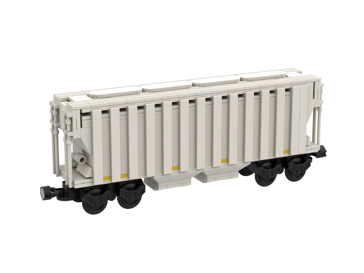 LEGO Grain Covered Hopper Railcar
I designed for my LEGO City Train Model Layout 😄