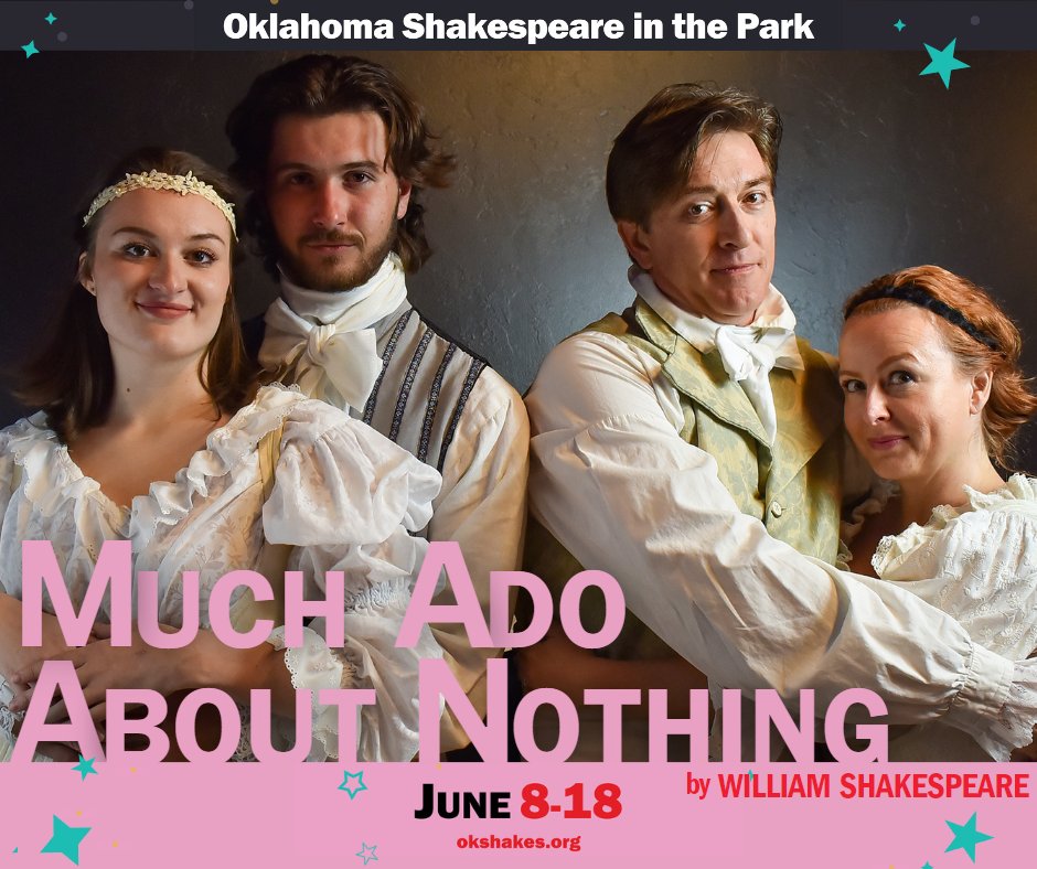 Much Ado About Nothing opens June 8! We're collecting favorite lines... reply below! 
Ours is:
"Tis well consented. Presently away,
For to strange sores strangely they strain the cure.—
Come, lady, die to live. This wedding day
Perhaps is but prolonged. Have patience and endure."