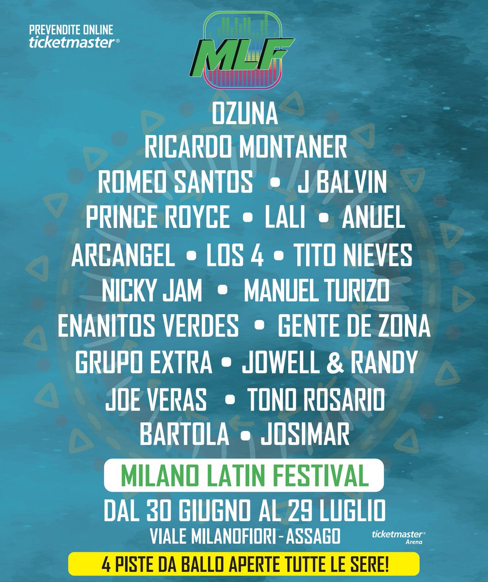 Mancano solo 30 giorni all’inizio del MLF - Milano Latin Festival 2023! 😍

#MLF2023 #MLF23 #milanolatinfestival