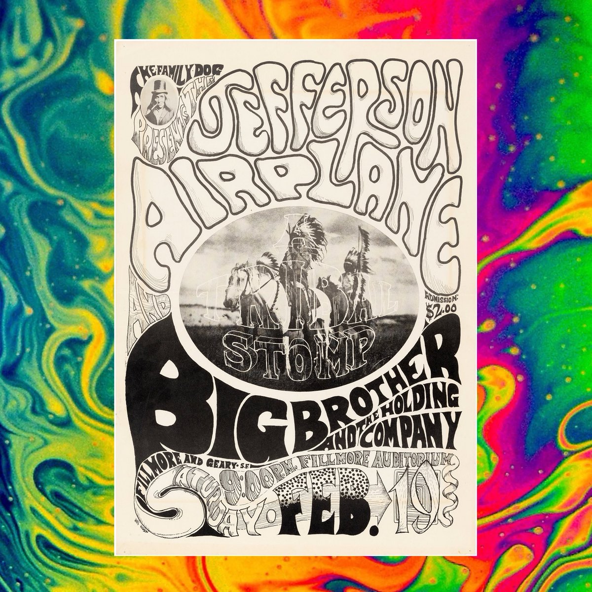 SOLD FOR $24,780! ✅ out what the 1st #FamilyDog #concertposter sold for at @HakesAuctions! This 1st printing poster is for a 1966 @JeffersonAirp & @BBHC show! Sell your #concertposters at Hake's! ☮️❤️🎶 #JeffersonAirplane #BigBrotherAndTheHoldingCompany #Fillmore #psychedelic