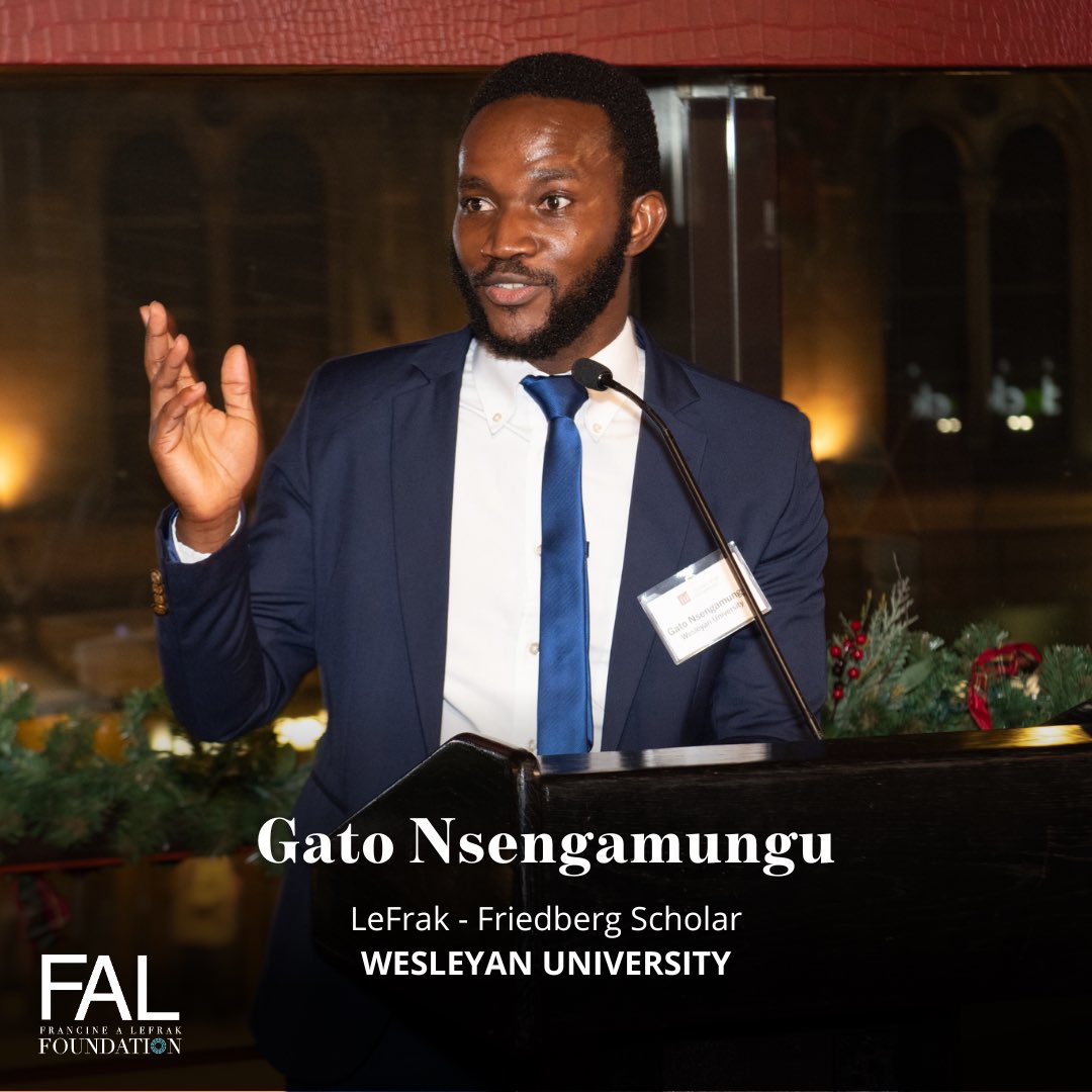 _FALFoundation's tweet image. Gato just finished his senior year at Wesleyan and was offered a full scholarship for his Master’s in Integrative Science. 🎓 This summer Gato will return to Rwanda before beginning his studies in August. We are so proud of his accomplishments! 👏