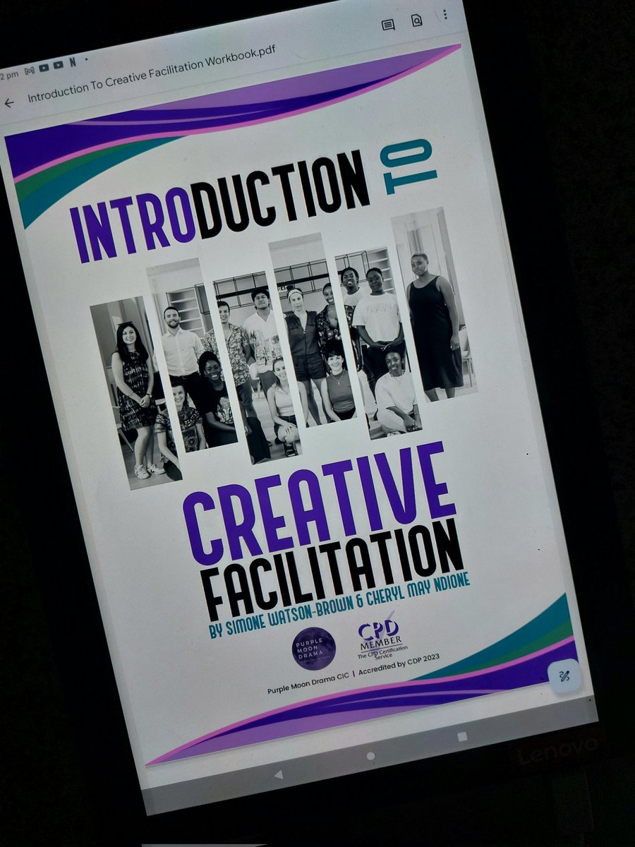 UP NEXT: Delivering CPD-accredited Intro to Creative Facilitation. Starts tomorrow! 30th &amp; 1st June. Created and developed by moi and <a href="/CherylNdione/">Cheryl May Ndione she/her</a>.