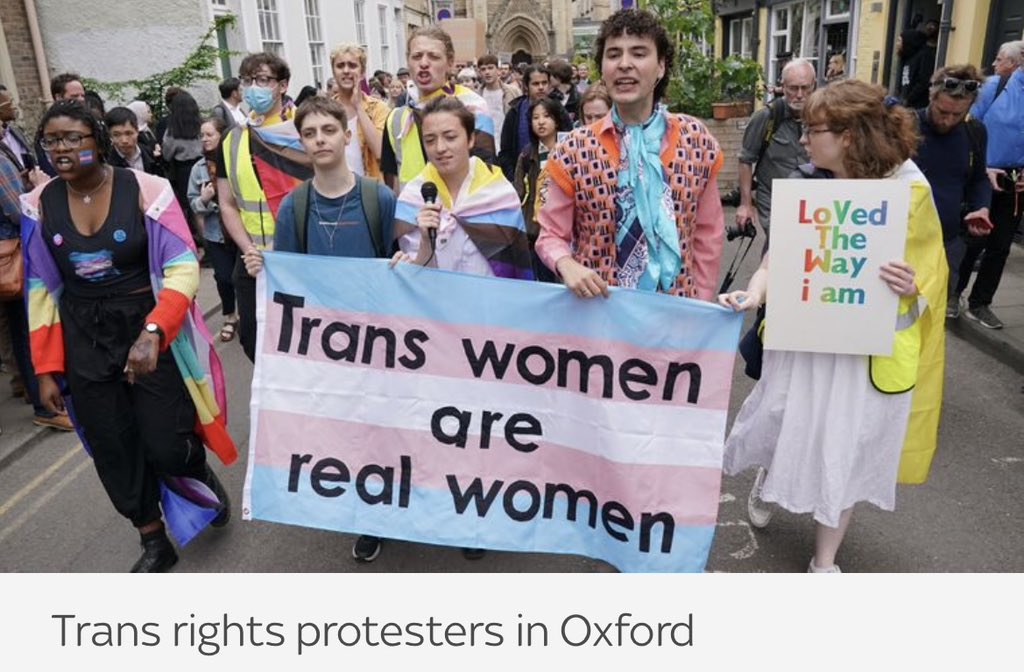 Oh dear you poor sad delusional fools!!
We all know exactly what you are - “panto dames” playing dress up at fancy dress parades! 🤷🏼‍♀️
You’re an embarrassment to REAL women like me & millions of others! 
Go and try to be the men you were born as!
#IStandWithJKRowling @jk_rowling