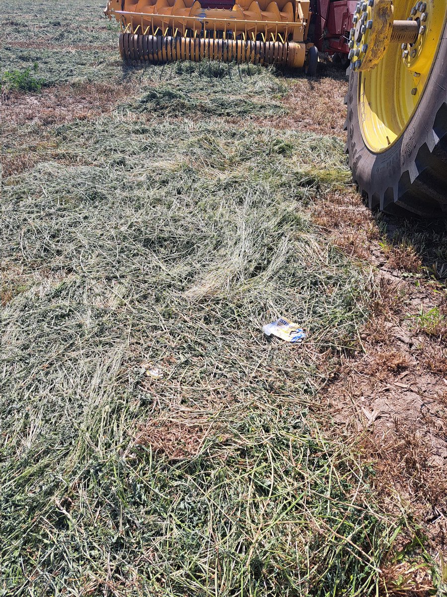 Shit like this pisses me off.  How many cows could this have killed! Please don't litter.