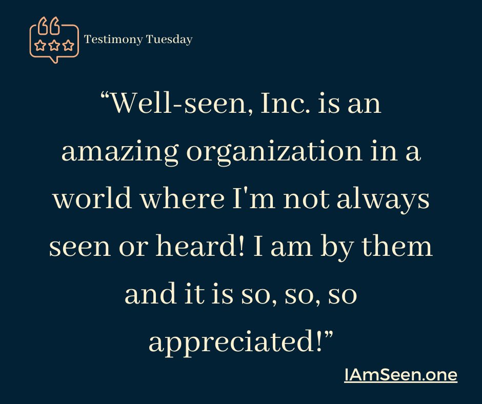That’s our goal!

#wellseen #seenheardloved #caringforcaregivers #mealsforcaregivers #testimonytuesday