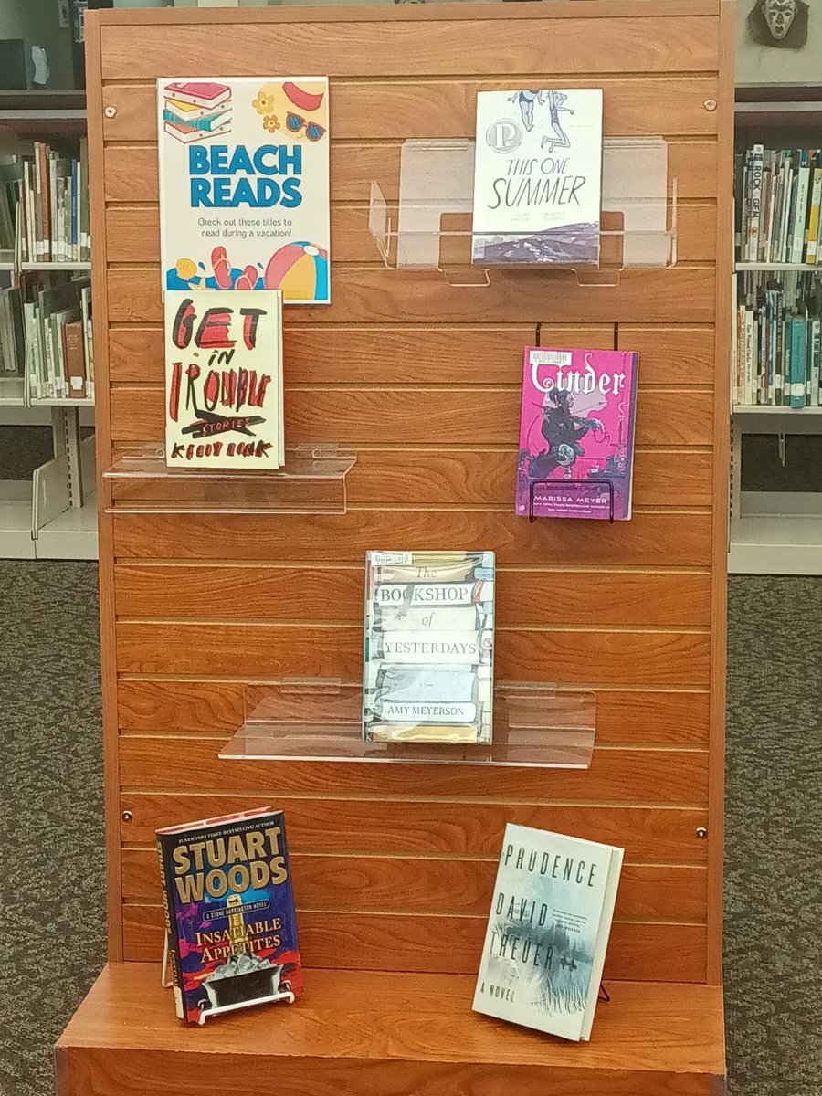 Heading to the beach or other vacation destination but have nothing to read? We got you covered! Check out our display of Beach Reads. This display will be up until the end of the month. #vannlibrary #books #display #beachreads #summer #vacation @USFFW