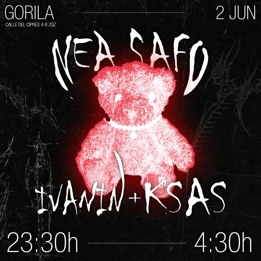 1v4n1n's tweet photo. bueno si no teniais plan pal viernes ya teneis (y si tenias olvidate, que esto va a ser mejor). ivanin+ksas djset 2.0+@nea_safo. yo no digo nada, engancha tu ticket ya porque luego pasa lo que pasa…

https://t.co/KoGt4B9FIs https://t.co/C3c28jDdV7