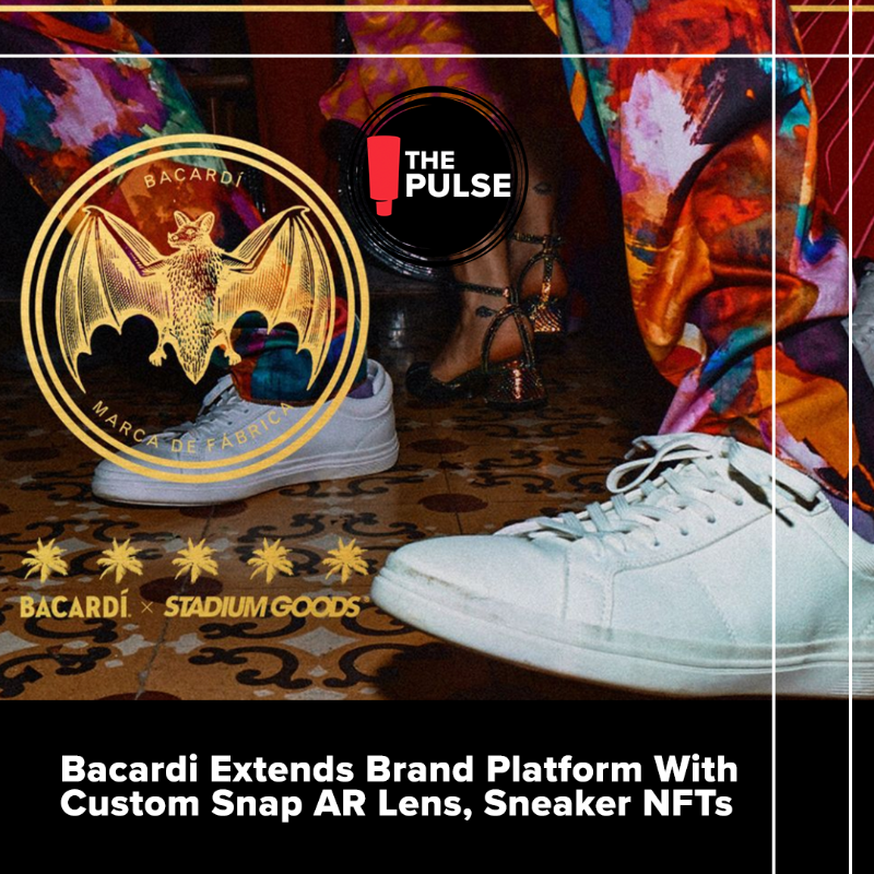 RedPegMarketing's tweet photo. It’s Pulse Tuesday! 🗞️
 
@edsheeran partners with @AmericanExpress for a pop-up series, marketers learn from the rise in AAPI cultural appreciation, and @BACARDI announces sneaker NFTs, festival appearances, and more in the launch of a new summer platform.