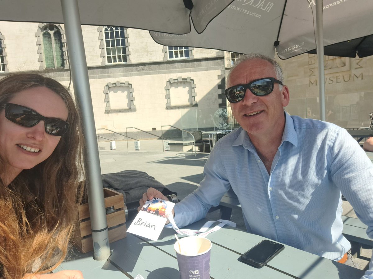 Wonderful day 1 at @TheatreForumIE Waterford Gathering at <a href="/theatreroyalw/">Theatre Royal</a> along with opening words by the <a href="/artscouncil_ie/">The Arts Council / An Chomhairle Ealaíon</a> Director <a href="/MaureenKennell5/">Maureen Kennelly</a>. 
Delightful also to meet colleagues from <a href="/IrishAerialCC/">Irish Aerial Creation Centre</a> &amp; #Promenade - and see ISACS member @Curious_state among the speakers ✨