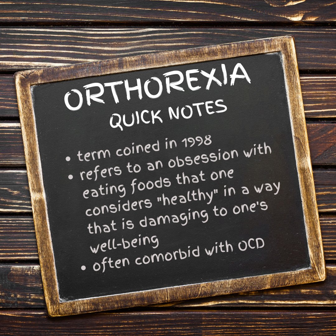 HopewellOttawa's tweet image. Let's shed light on a lesser-known eating disorder: Orthorexia. It's important to educate ourselves about this condition characterized by an obsession with 'clean' eating and food purity. Awareness helps us recognize signs, and support those affected.

#DailyLesson #LifeLessons