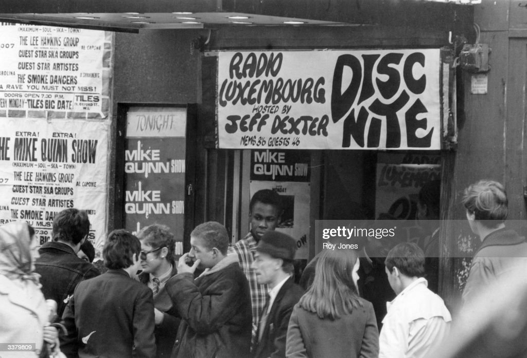 25th April 1967: Young mods queuing outside the Tiles Club, 79 Oxford Street, in London's Soho clubland. (Photo by Roy Jones).
👕👉 teezily.com/stores/therude…