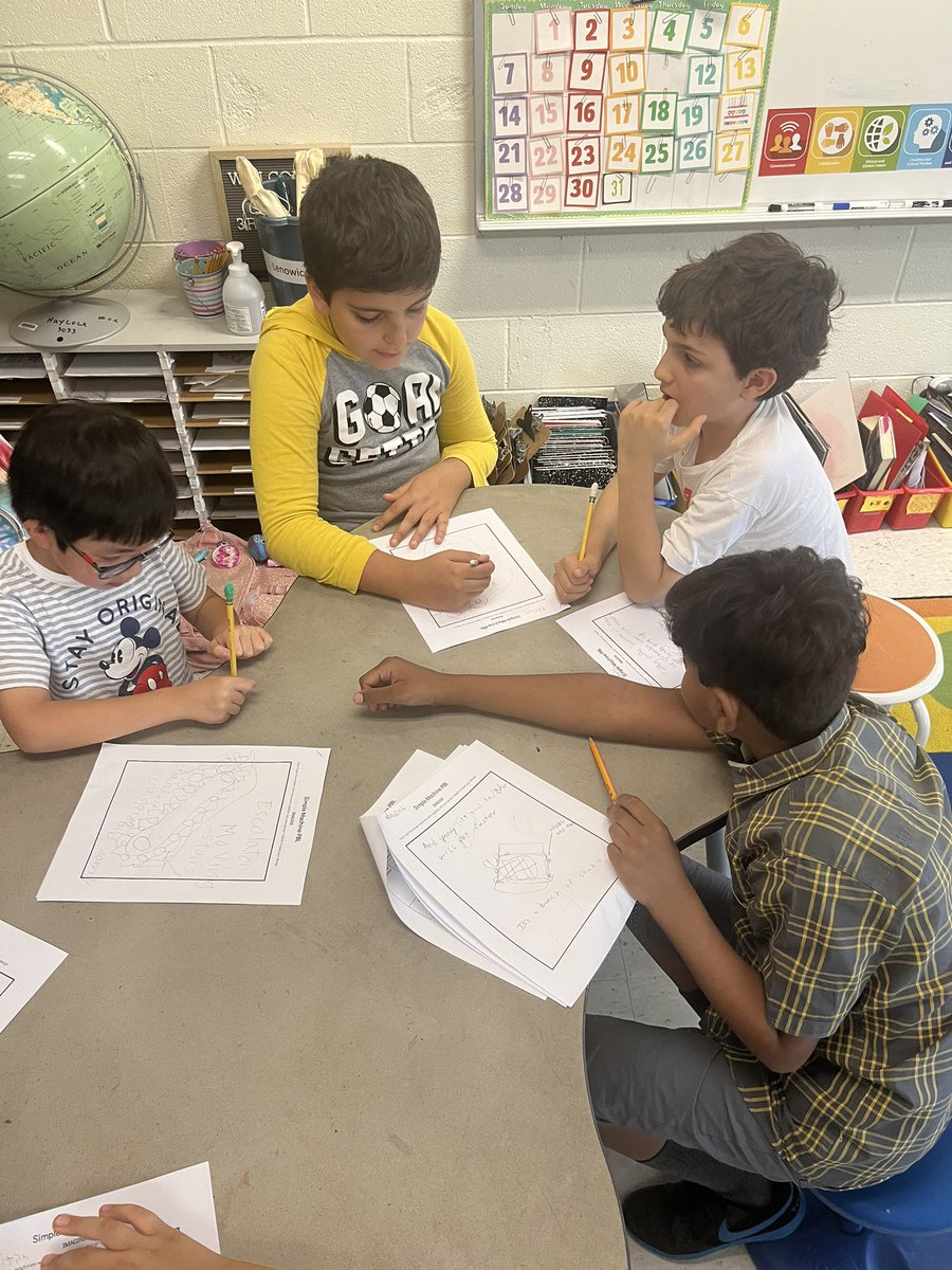 MsLenowicz3rd's tweet image. Sketching  the designs for ways to make Speedy’s life easier for our simple machine PBL!