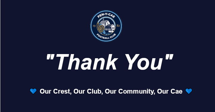 💙 Thank You 👏
Another season completed and one that has once again been a huge challenge for the Club both on and off the field. 

More Details: 👇👇
facebook.com/penycae.fc/pos…

💙 Our Crest, Our Club, Our Community, Our Cae 💙

#MoreThanAClub #WeAreTheCae