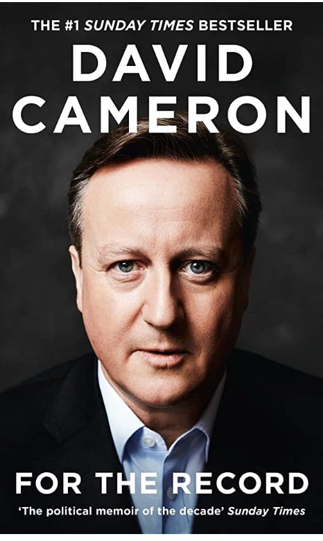 Whatever your political preferences, few could deny that reading the memoirs of a Prime Minister, whether they’re red or blue, is fascinating. 

This was gripping, balanced and hugely insightful. Would honestly recommend, it will not disappoint. 

@David_Cameron 

#DavidCameron
