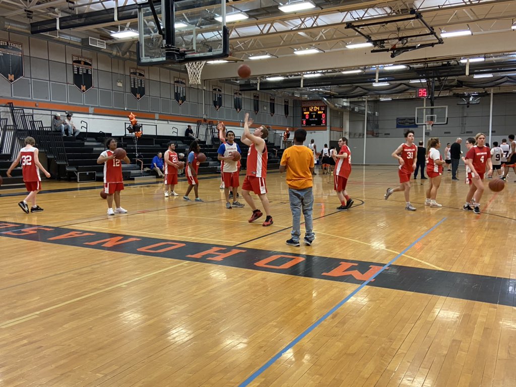 Guilderland unified basketball is at Mohonasen High School for the championship game in the Suburban Council Tournament. @theAEnews @GoDutchAthletix @GHS_unified @UnifiedSportsNY