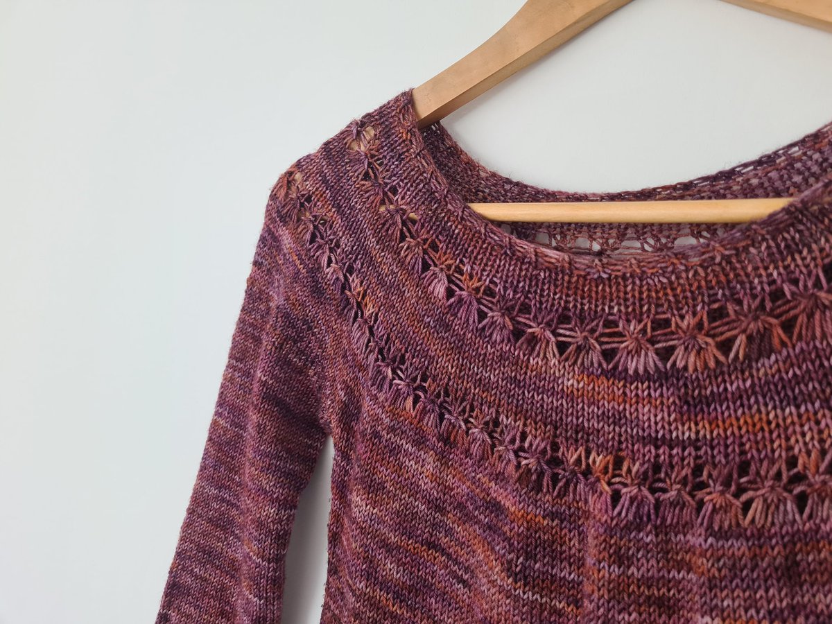 My new Pollokshaws Sweater/Tee pattern is only 50% off for one more day!! Use coupon code SHAWS50 on Etsy,  Ravelry,  Payhip or the Littletheorem Knits website ❤️ #KnittingTwitter