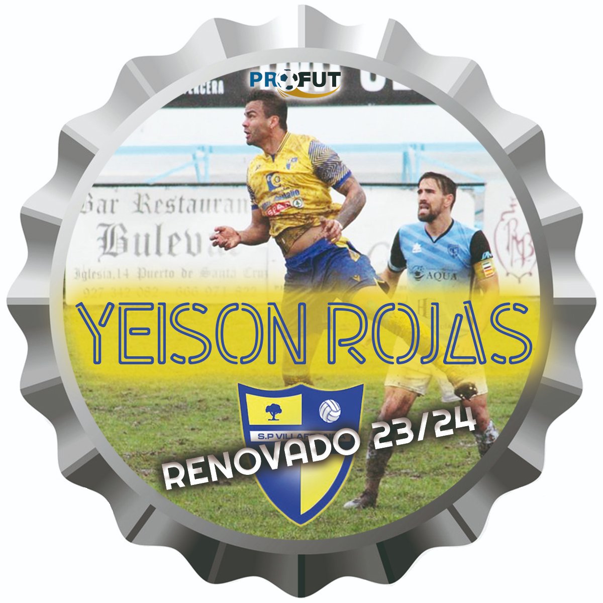 <a href="/22Yeisonrojas/">yeison rojas</a> vestirá una temporada más de amarillo con la <a href="/SPV_OFICIAL/">SP VILLAFRANCA (cuenta oficial)</a>, será su tercera temporada consecutiva en el grupo extremeño de tercera división. Enhorabuena!!! ⚽️🚀