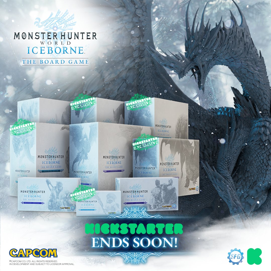 Monster Hunter World Iceborne: The Board Game by Steamforged Games