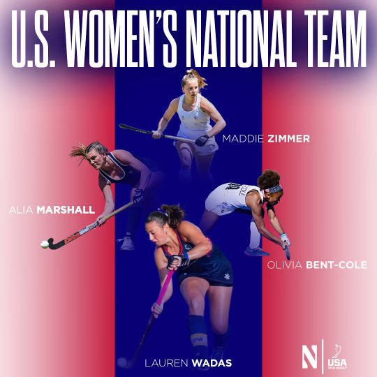 4 ‘Cats named to the 2023-24 U.S. Women’s National Team! 🇺🇸🏑 @laurenfh21 joins fellow ‘Cats and National Team members @OliviaBentCole1, @alia_marshall , and @maddie_zimmer16 on being named to the roster 😈