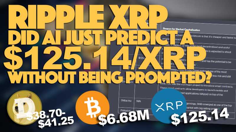 It's one thing when you prompt AI to talk about #XRP, but when it does it independently of a human prompt...
😲🔥🚀👀 #XRPcommunity $DOGE $BTC $XRP
WATCH: youtu.be/sfqZQLM4_VQ
