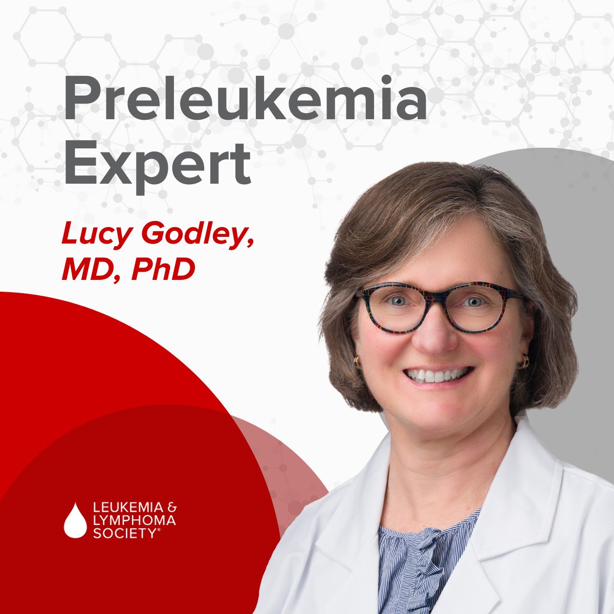 LLS-funded researcher, Dr. Godley, 'seeks to understand how inherited DNA changes bone marrow cancers, with the goal [to] prevent cancers [&] make my job as an oncologist obsolete.” Learn about this cutting-edge research 👉 bit.ly/438BNfn #NationalCancerResearchMonth