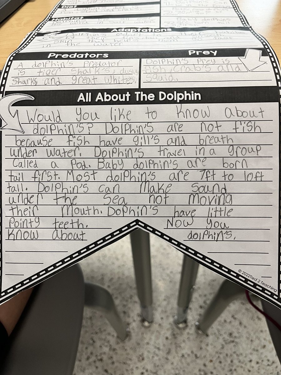 ashlee_ciccone's tweet photo. High quality writing samples in second grade today…when you write well, you read well💕 I’m so proud of these voices! #RelentlessPES #LETRS https://t.co/tR2WR38ZPA